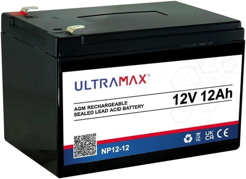 Ultramax 12v 12ah equiv - 12v,