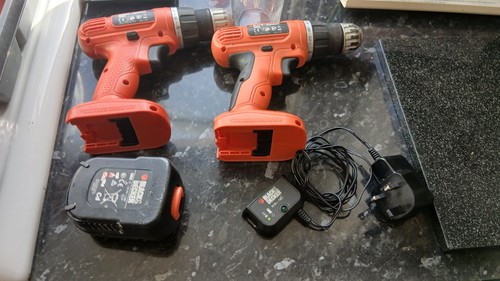 Black decker drills 12v - 2x,